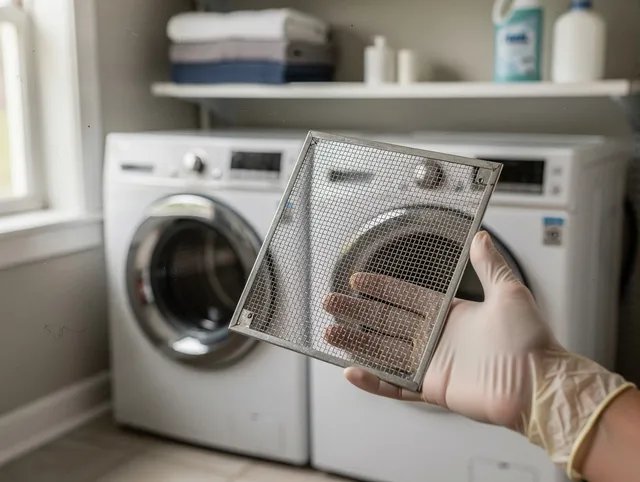 Milford city  Dryer Vent Cleaning specialist performing detailed lint trap cleaning service in Milford city 
