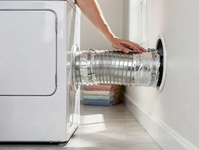 Professional dryer vent hose installation by Milford city  Dryer Vent Cleaning in Milford city 